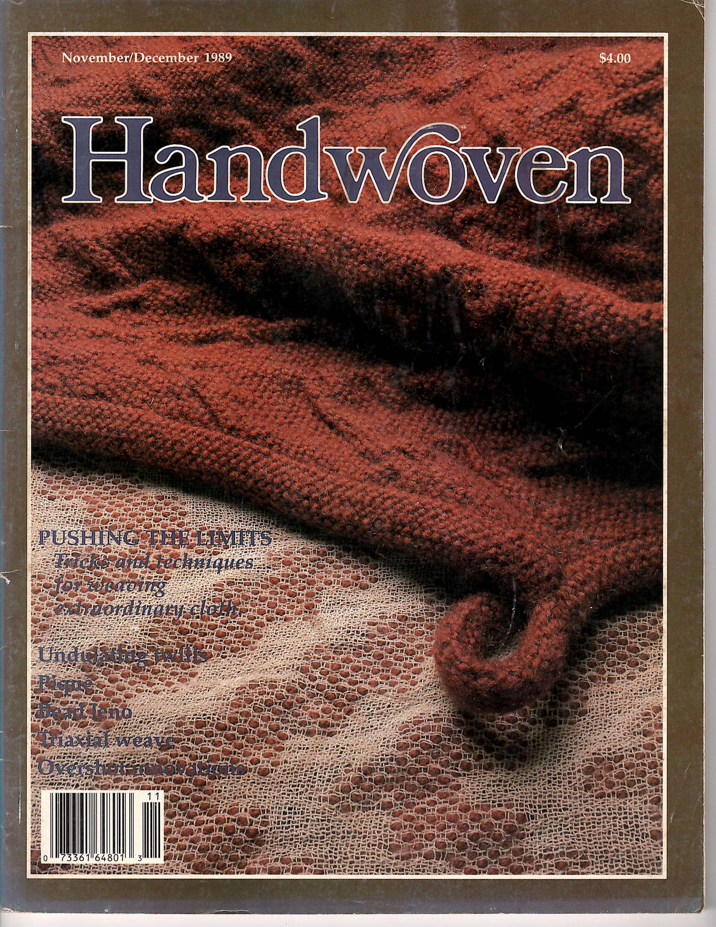 Handwoven November/December 1989