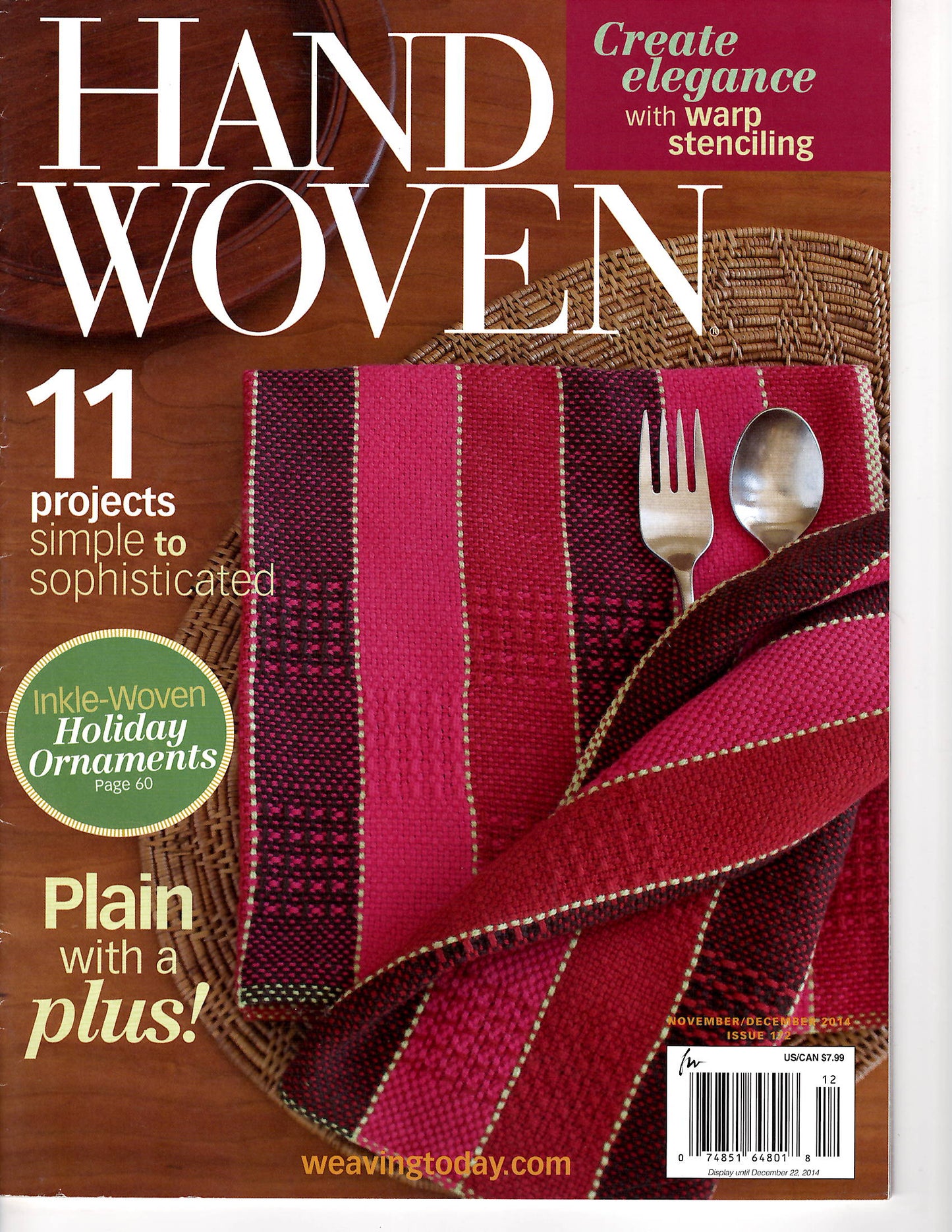 Handwoven November/December 2014