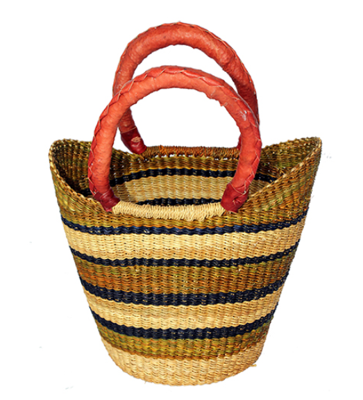 African Market Baskets- G-133- Mini Shopping Tote