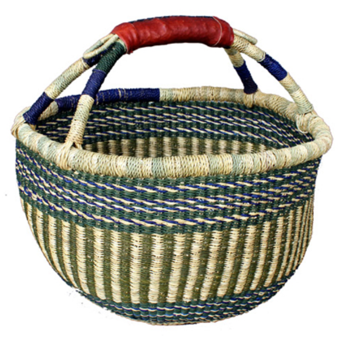 African Market Baskets- G-157- Medium Round