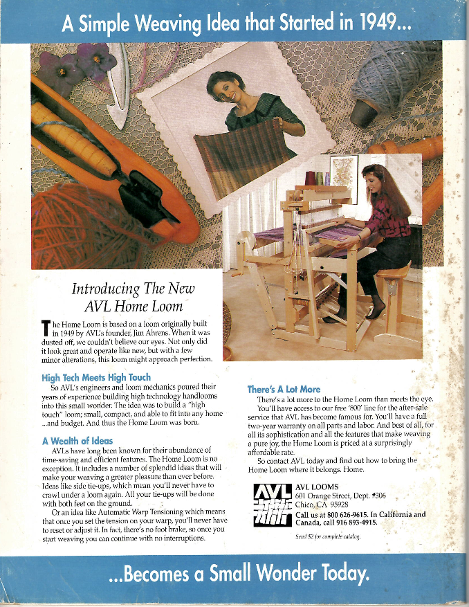 Handwoven May/June 1990