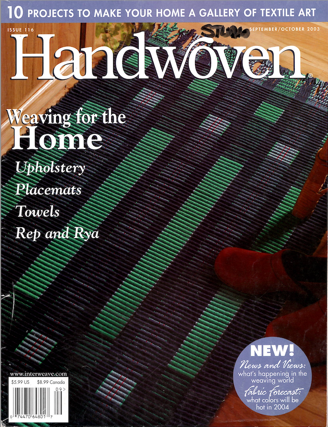 Handwoven September/October 2003