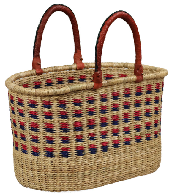 African Market Baskets- G-140- Large Oval