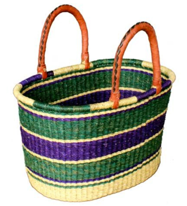 African Market Baskets- G-140- Large Oval