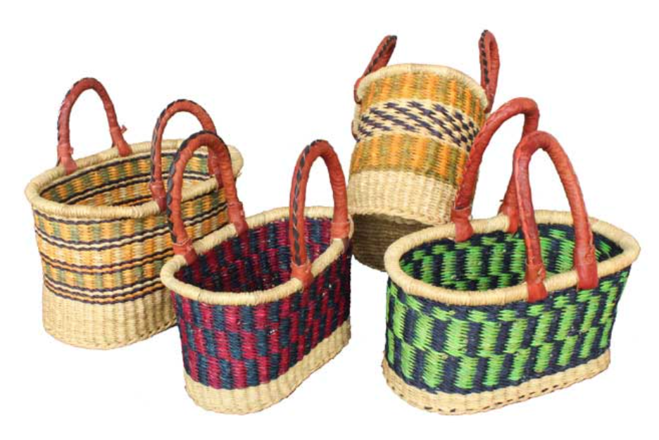 African Market Baskets- G-141- Small Oval