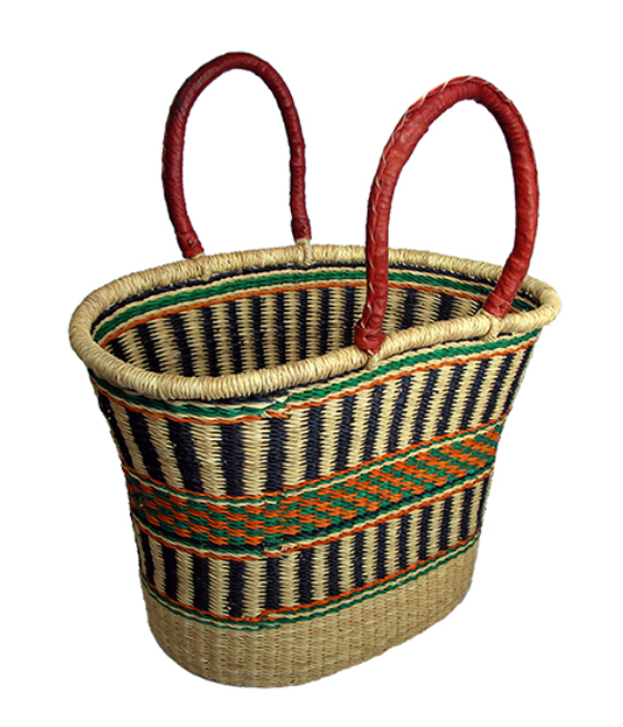 African Market Baskets- G-144- V-Shaped Oval