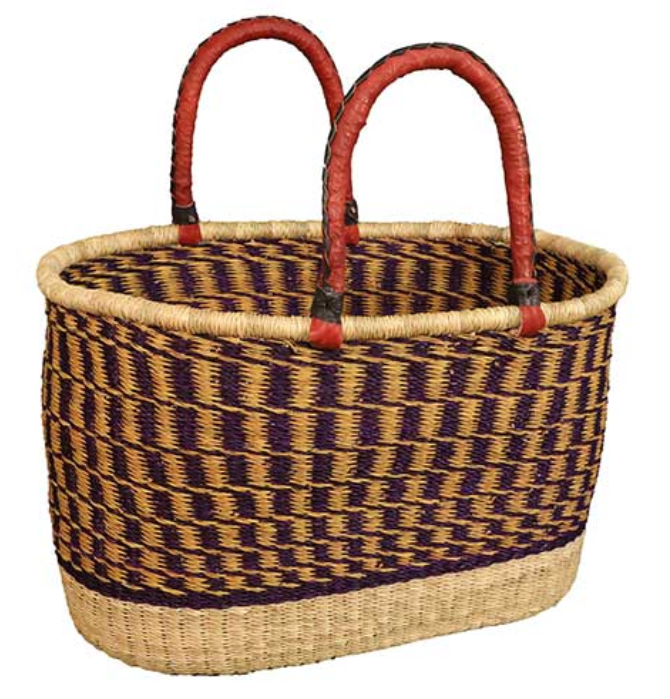 African Market Baskets- G-162- XL Oval