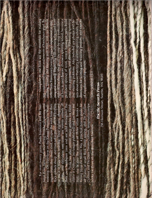 Spinning and Weaving with Wool- Used Book