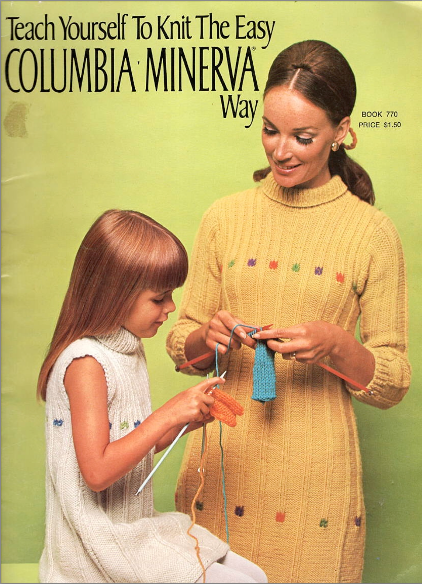 Teach Yourself the Knit the Easy Columbia Minerva Way- Used Book