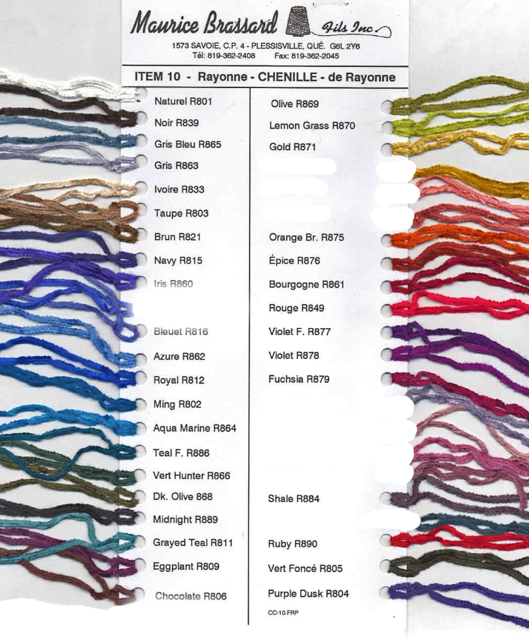 Rayon Chenille