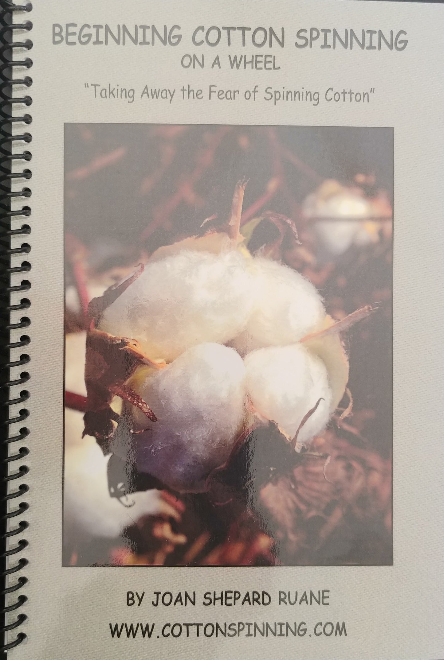 Beginning Cotton Spinning on a Wheel