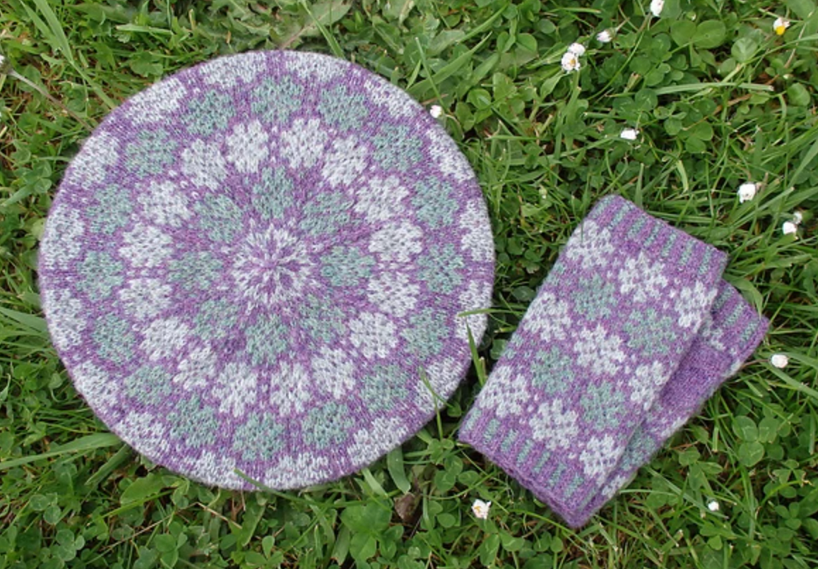 Jamieson & Smith Knitting Pattern Allium Set