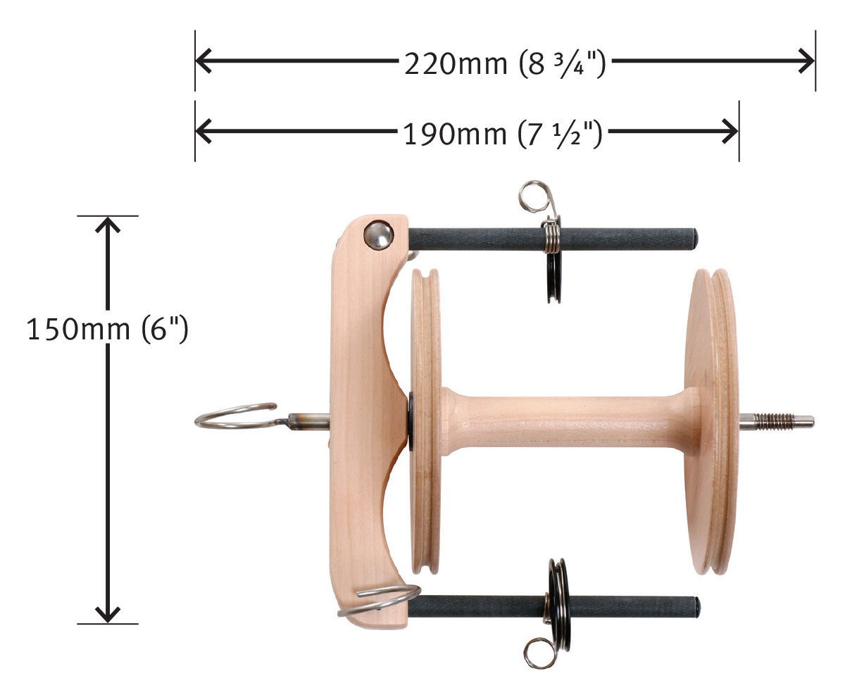 Ashford Sliding Hook Flyer Joy Freedom Kit with Jumbo bobbin Lacquered