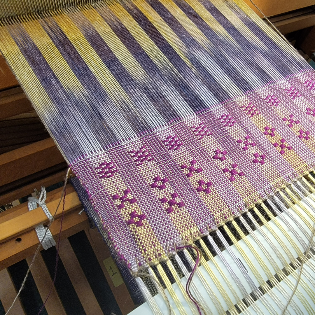 Weaving Silk Painted Scarves July 9-11, 2025