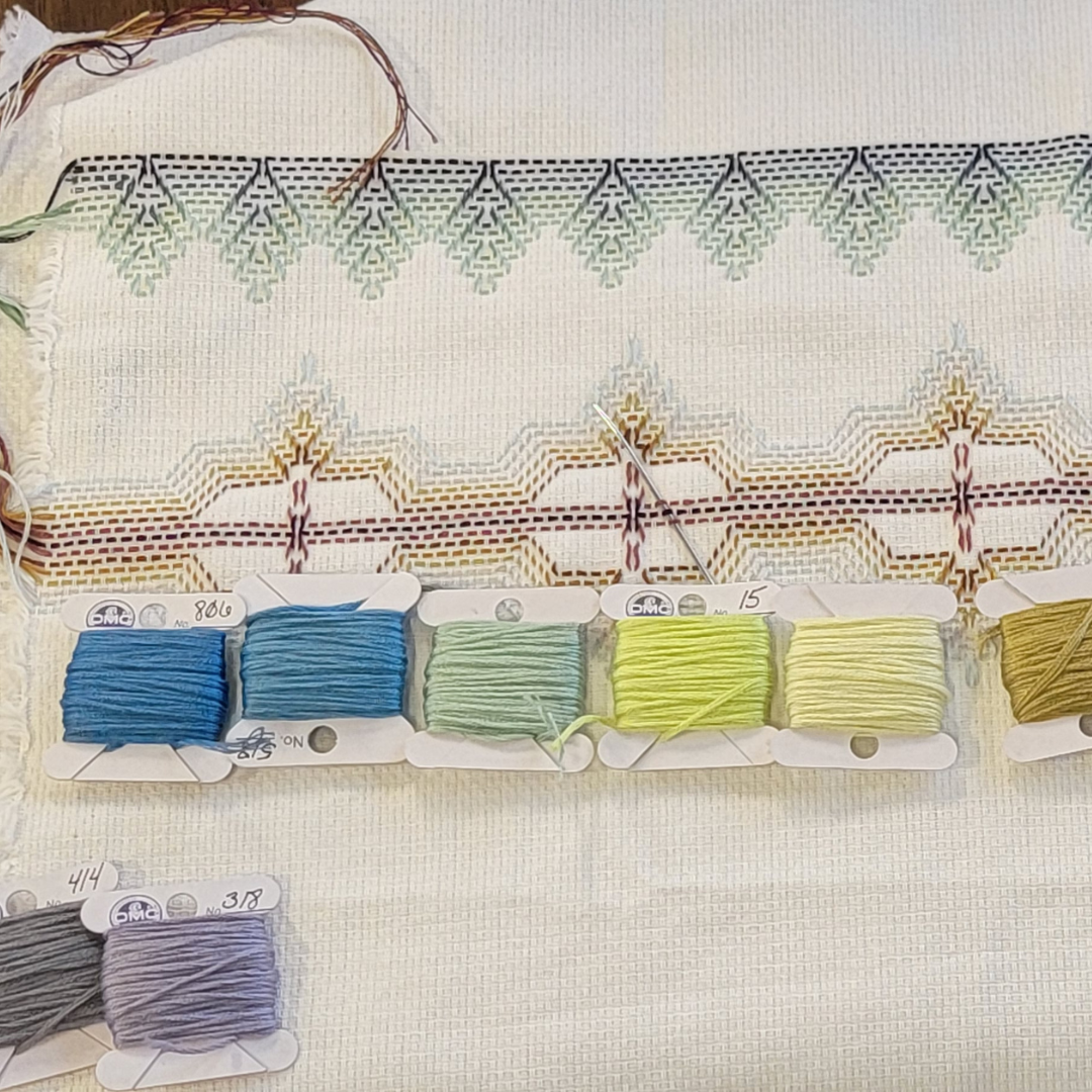 Swedish Weaving with Huck Embroidery February 8, 2025