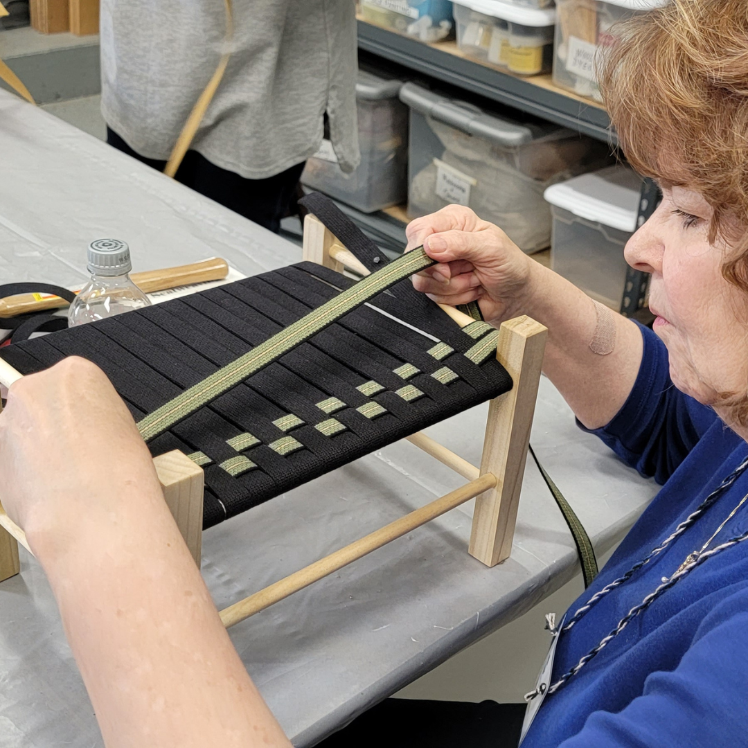 Shaker Stool Weaving August 2, 2025