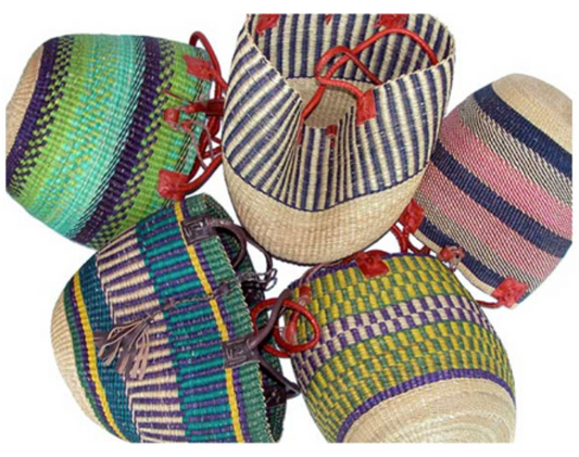 African Market Baskets- Shoulder Bag