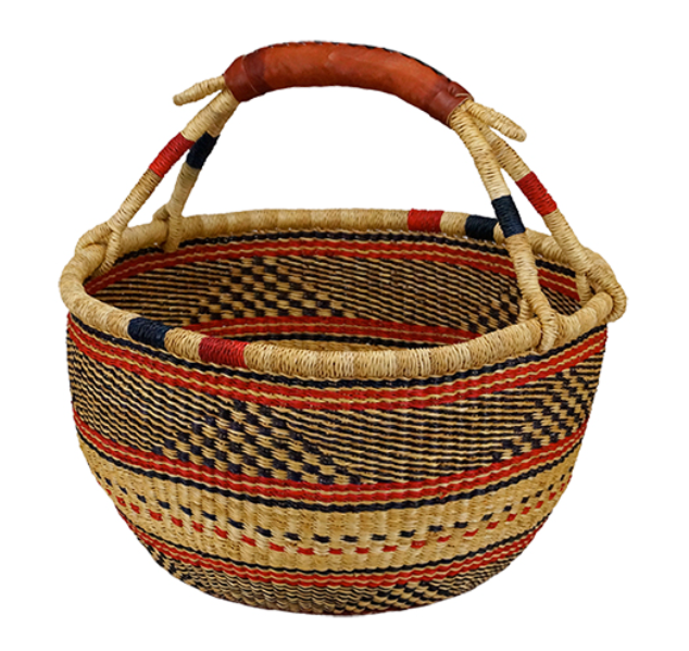 African Market Baskets- Medium Round