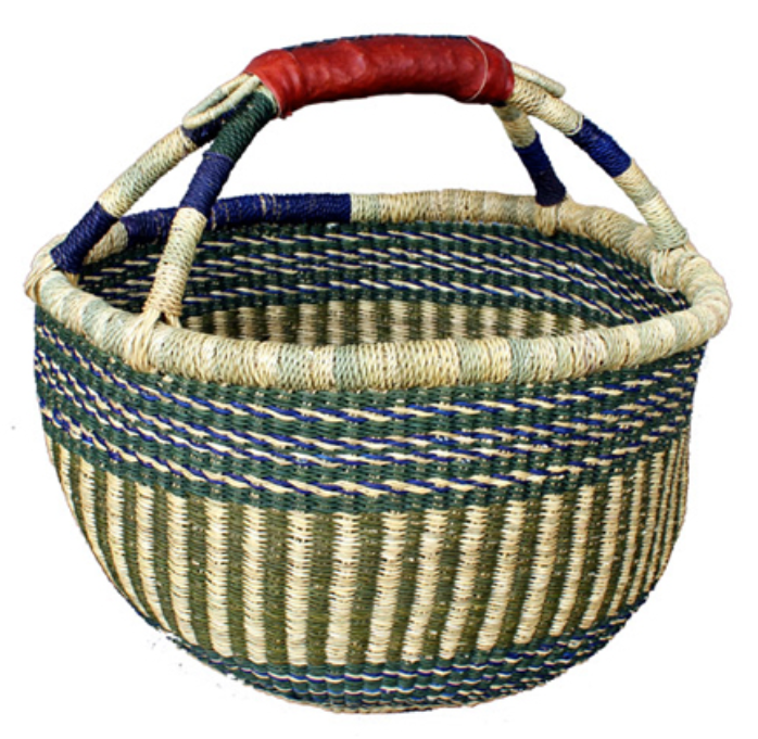 African Market Baskets- Medium Round