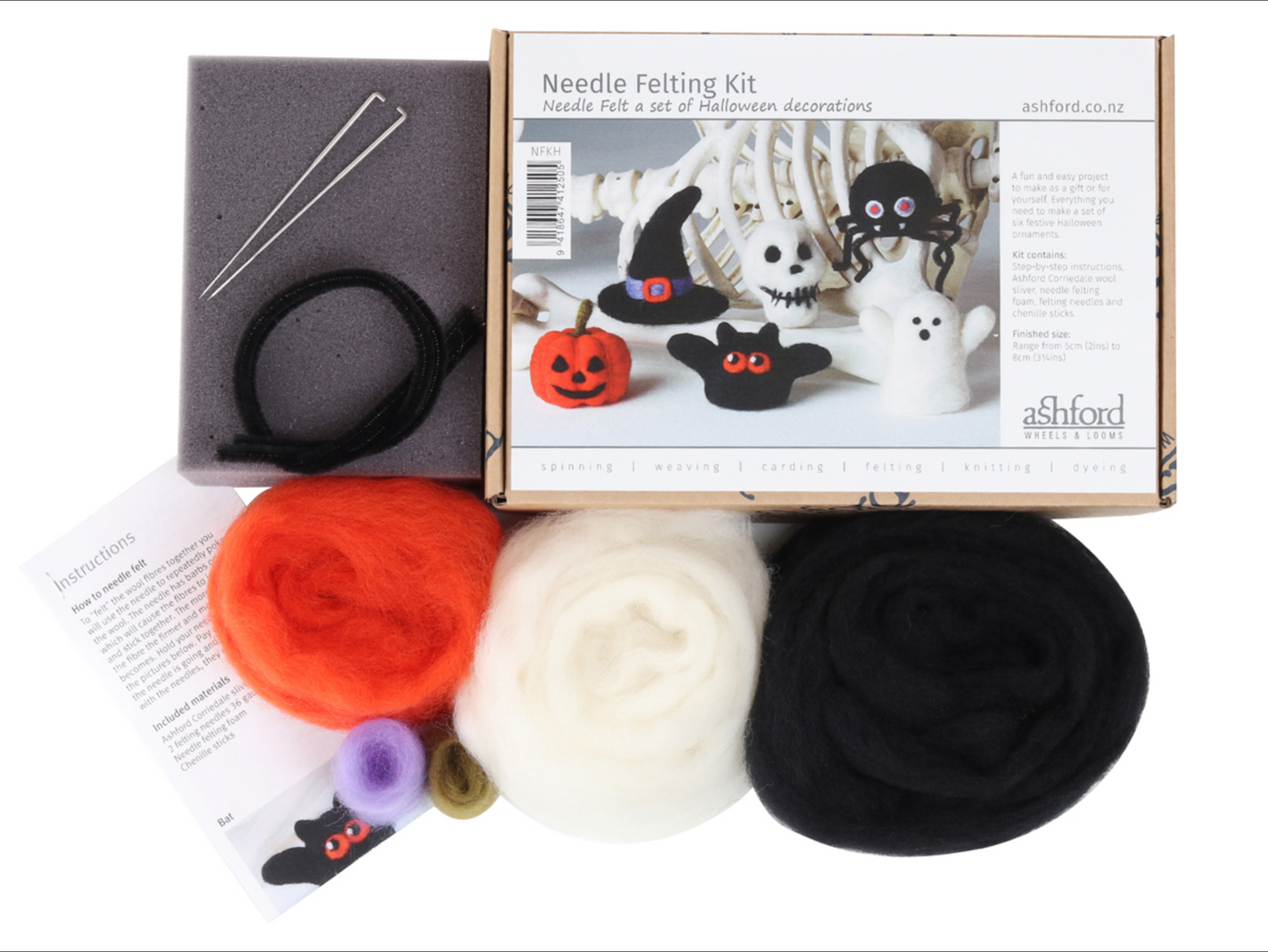 Ashford Needle Felting Halloween Special Kit