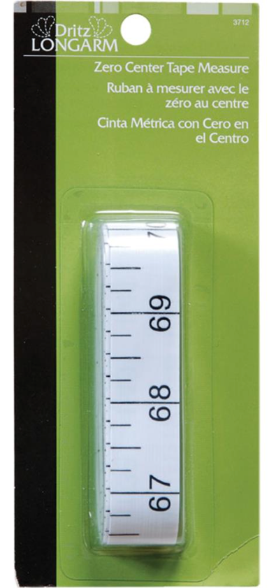 Dritz Zero Center Tape Measure