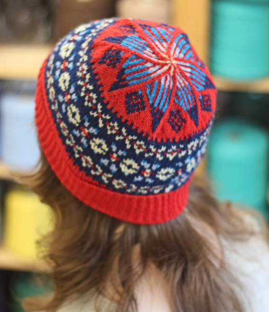 Jamieson & Smith Knitting Pattern Wista Beanie