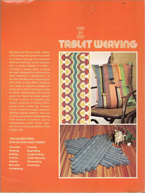 Step by Step Tablet Weaving- Used Book