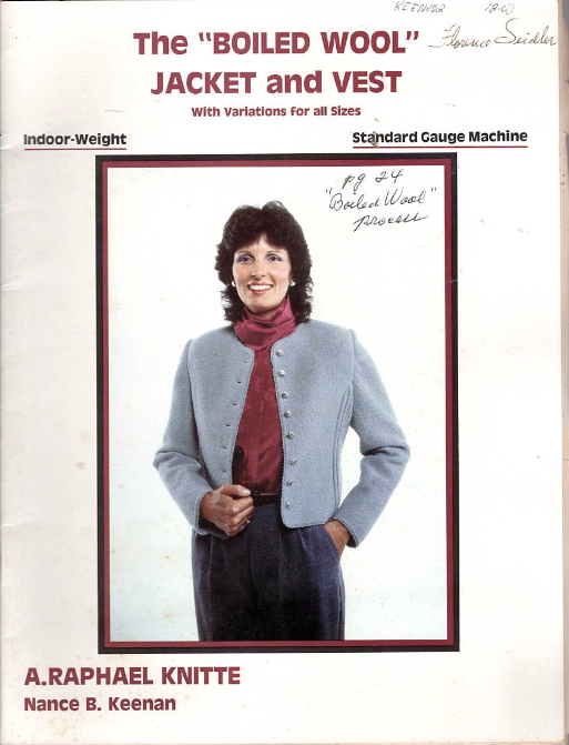 The "Boiled Wool" Jacket and Vest- Used Book