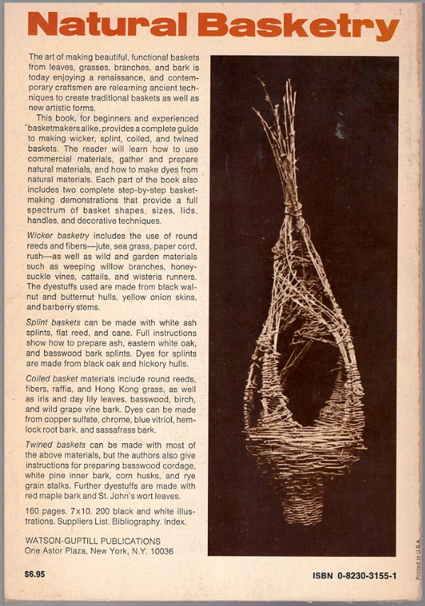 Natural Basketry- Used Book