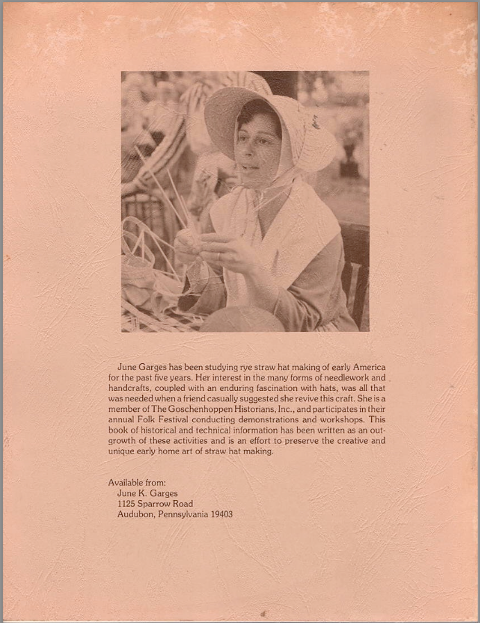 Handcrafted Straw Hats- Used Book