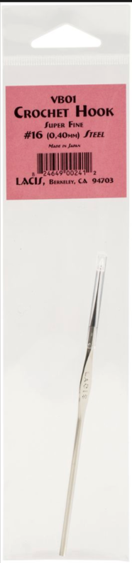 Lacis Crochet Hook- Super Fine