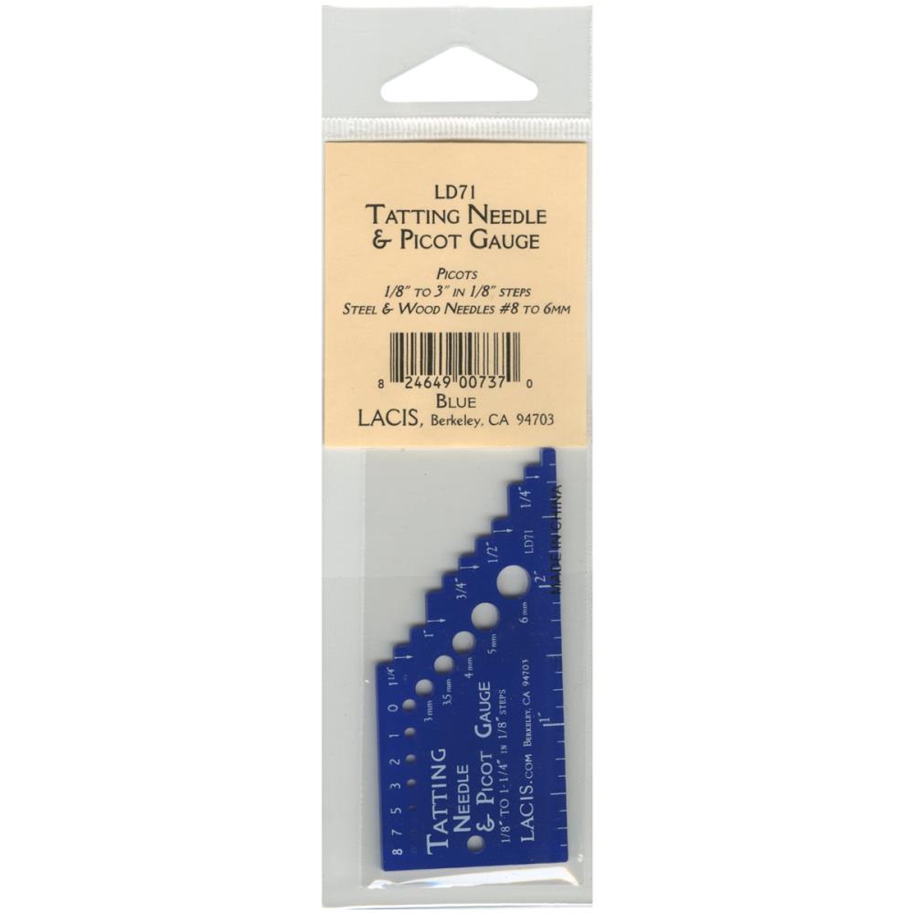 Lacis Tatting Needle & Picot Gauge