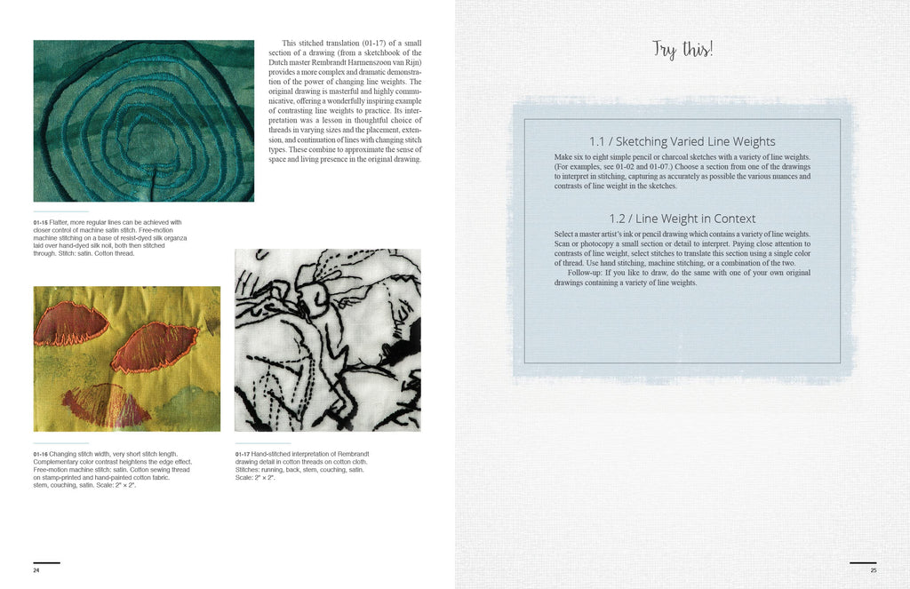 The Intentional Thread: A Guide to Drawing, Gesture, and Color in Stitch