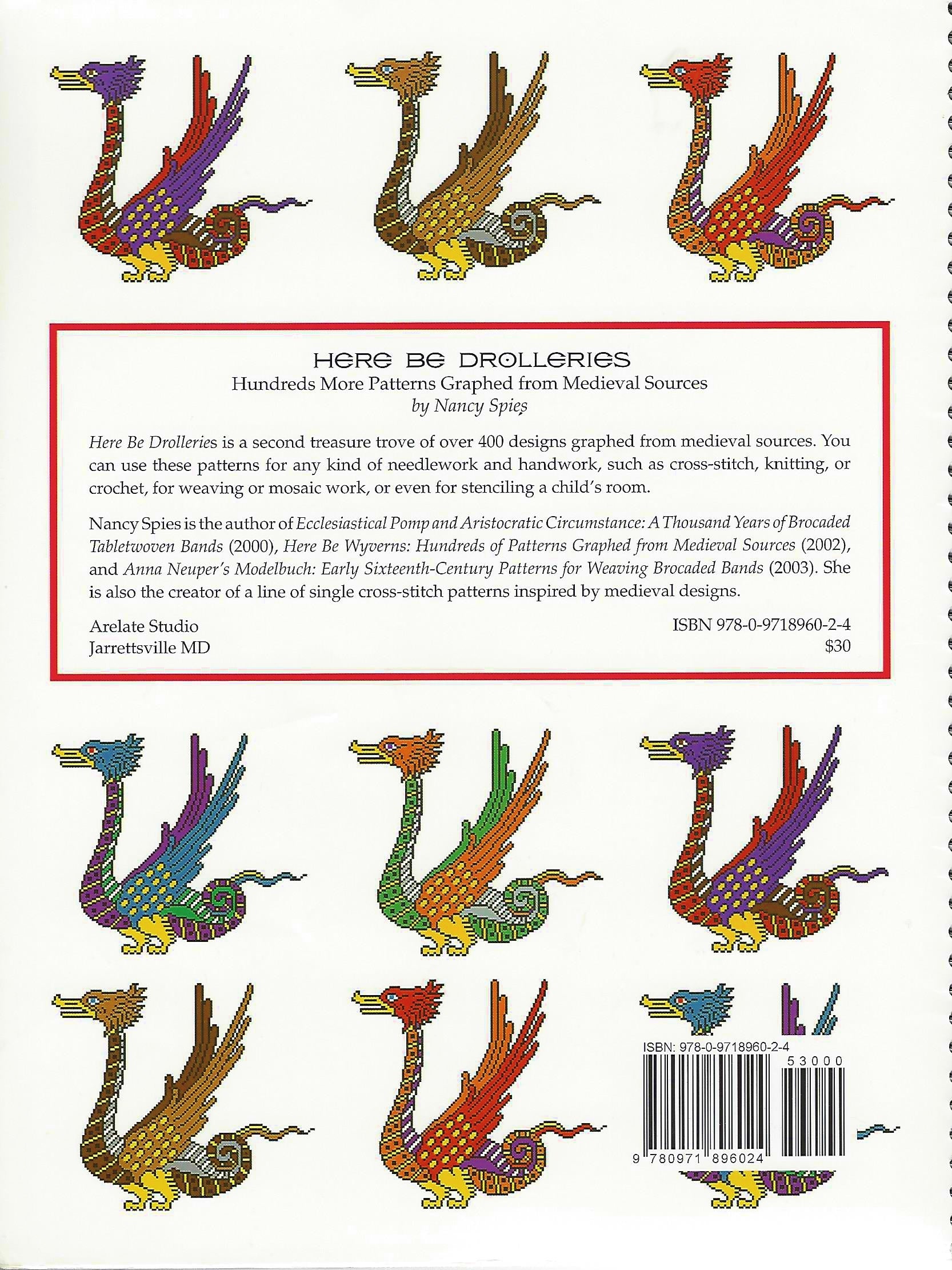 Drolleries Rabbits Here Be Drolleries: Hundreds More Patterns Graphed from Medieval Sourc ...