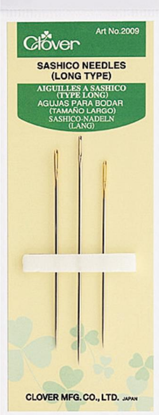 Clover Sashico Needles- 3 Pack