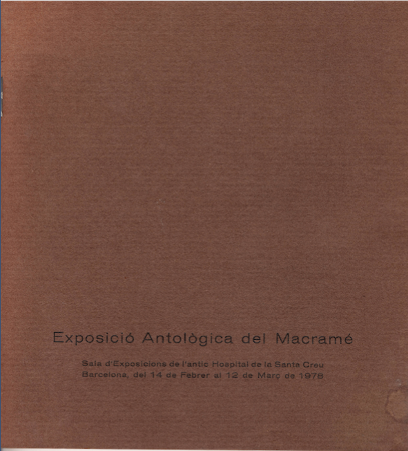 Exposicio Antologica del Macrame- Used Book