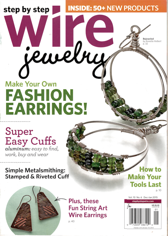 Wire Jewelry Magazine- Dec/Jan 2015