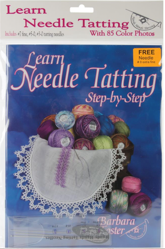Learn Needle Tatting Step-By-Step Kit with 4 needles