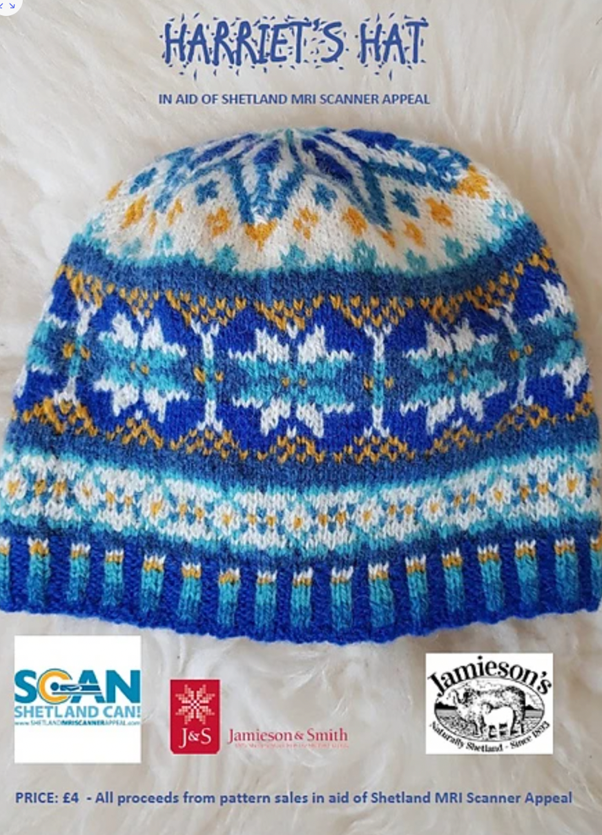 Jamieson & Smith Knitting Pattern Harriet Hat