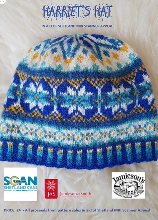 Jamieson & Smith Knitting Pattern Harriet Hat