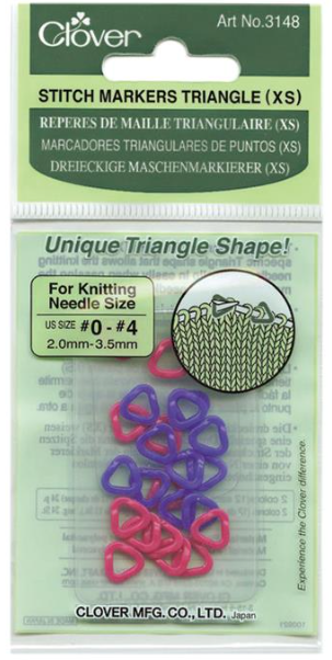 Clover Triangle Stitch Markers