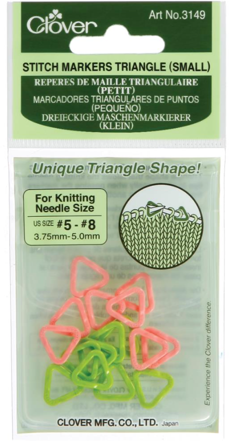 Clover Triangle Stitch Markers