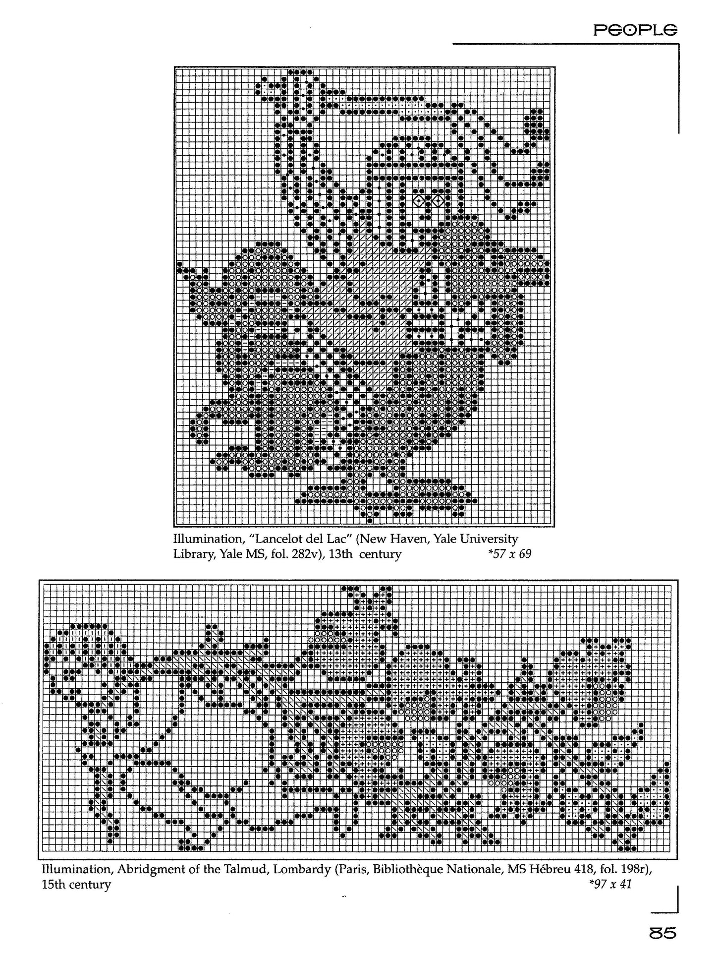 Here Be Wyverns: Hundreds of Patterns Graphed from Medieval Sources