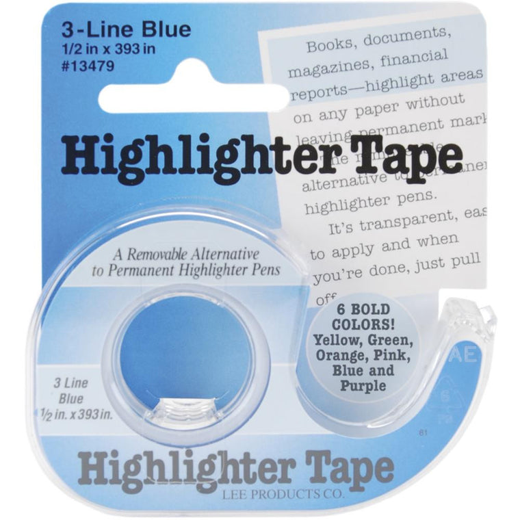Highlighter Tape .5"X393"